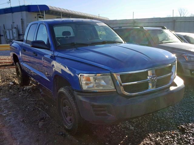 1D7HE28K28S502228 - 2008 DODGE DAKOTA QUA BLUE photo 1