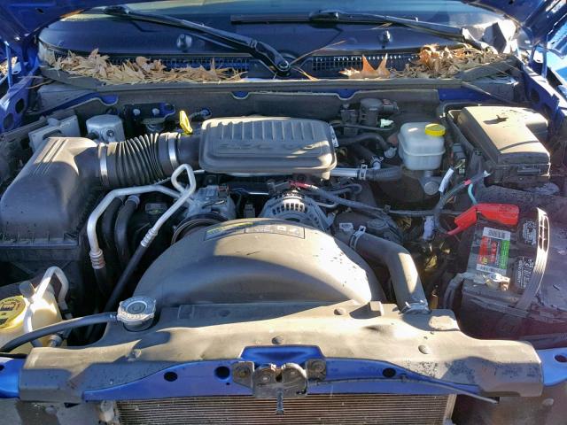 1D7HE28K28S502228 - 2008 DODGE DAKOTA QUA BLUE photo 7