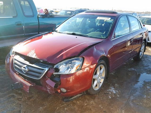 1N4BL11D32C124181 - 2002 NISSAN ALTIMA SE BURGUNDY photo 2