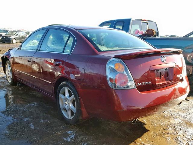 1N4BL11D32C124181 - 2002 NISSAN ALTIMA SE BURGUNDY photo 3