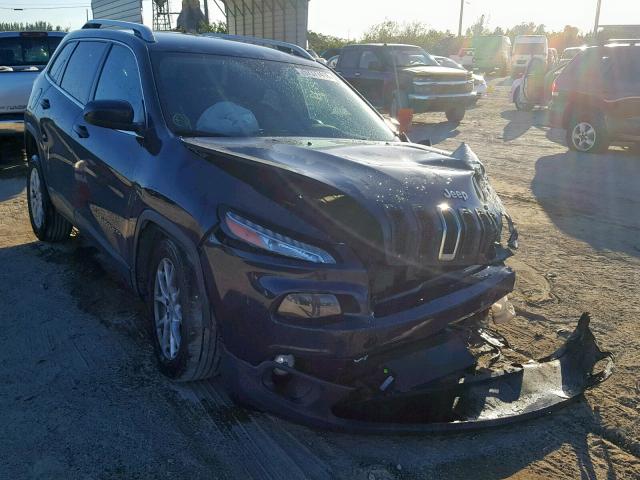 1C4PJLCB3EW155849 - 2014 JEEP CHEROKEE L BLUE photo 1