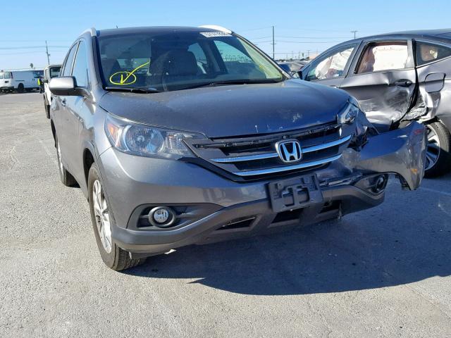 2HKRM3H77CH514739 - 2012 HONDA CR-V EXL GRAY photo 1