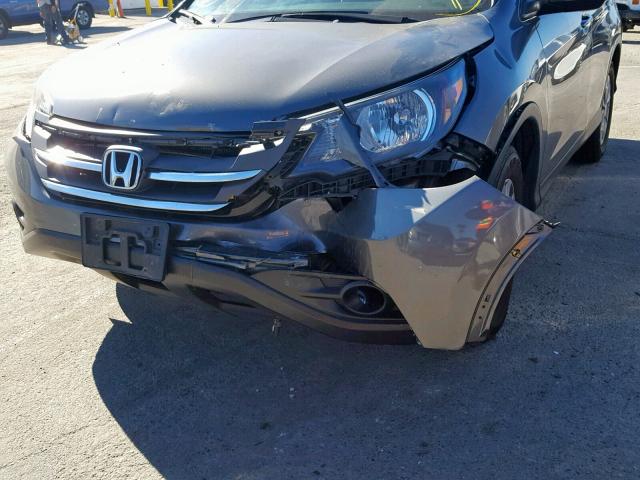 2HKRM3H77CH514739 - 2012 HONDA CR-V EXL GRAY photo 9