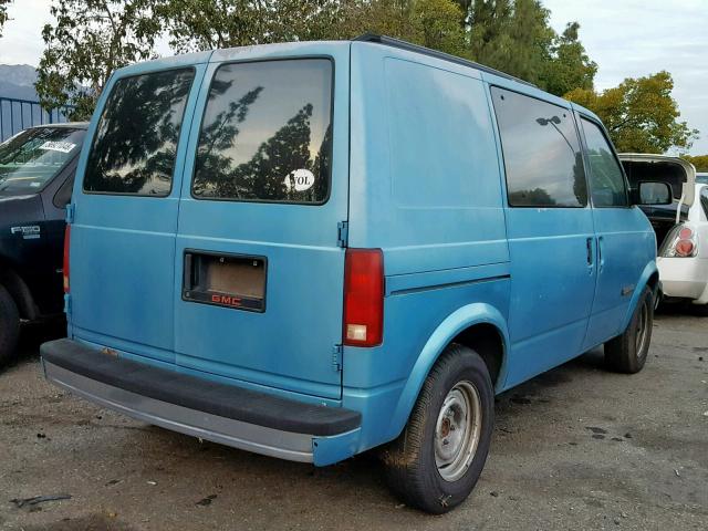 1GKDM15ZXPB529123 - 1993 GMC SAFARI BLUE photo 4