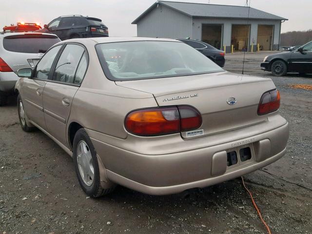 1G1NE52J9Y6272803 - 2000 CHEVROLET MALIBU LS ოქროსფერი ფოტო 3