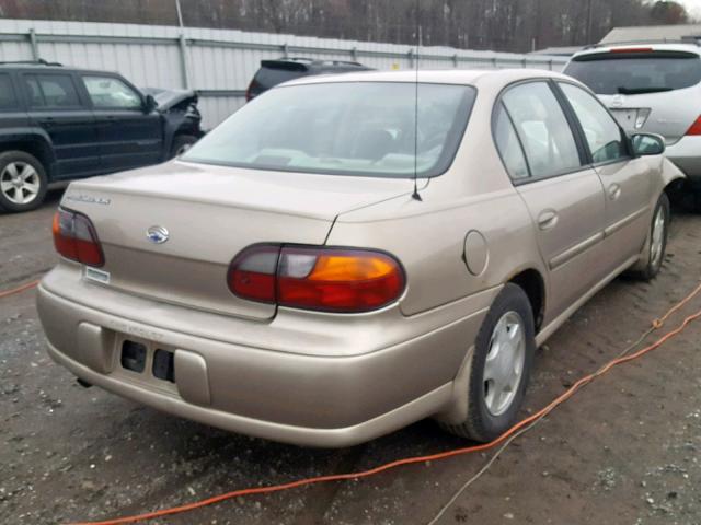 1G1NE52J9Y6272803 - 2000 CHEVROLET MALIBU LS ოქროსფერი ფოტო 4