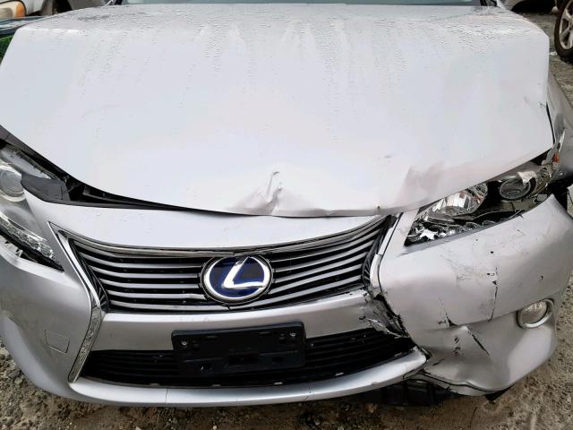 JTHBW1GG2F2079330 - 2015 LEXUS ES 300H SILVER photo 7