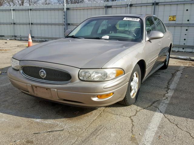 1G4HP54KX14243375 - 2001 BUICK LESABRE CU BEIGE photo 2