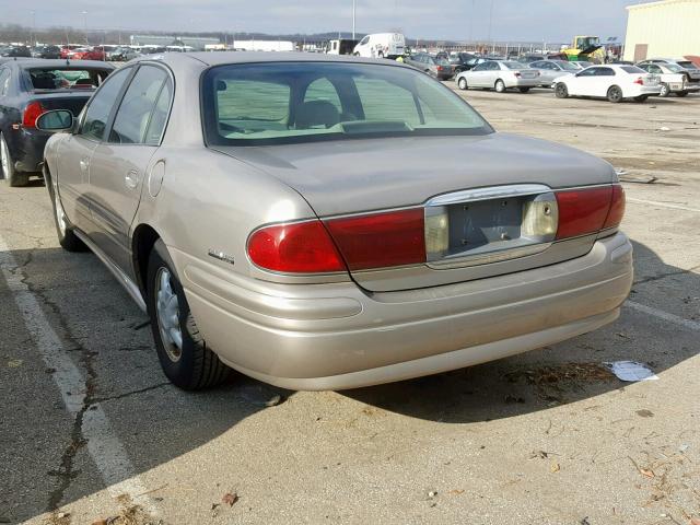 1G4HP54KX14243375 - 2001 BUICK LESABRE CU BEIGE photo 3