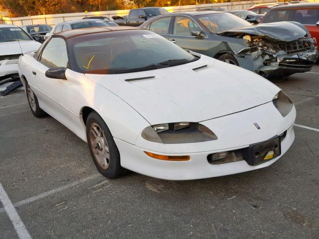 2G1FP22K9T2106491 - 1996 CHEVROLET CAMARO BAS WHITE photo 1