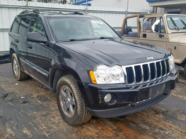 1J4HR58225C521815 - 2005 JEEP GRAND CHER BLACK photo 1