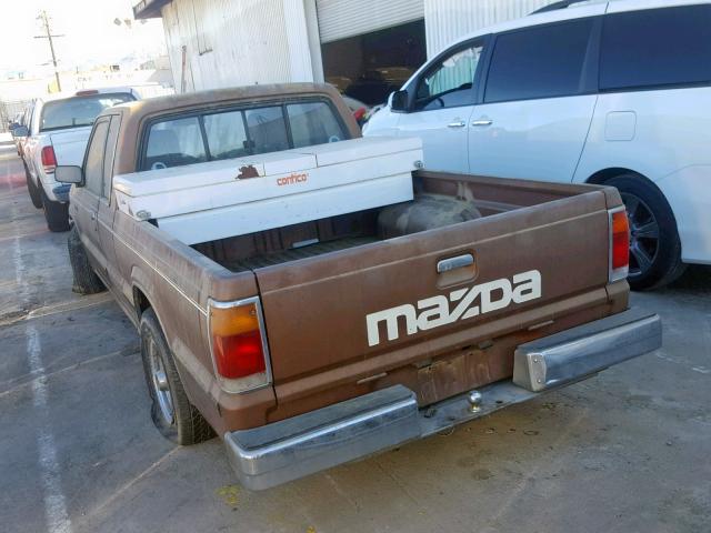 JM2UF3111G0659686 - 1986 MAZDA B2000 LONG BROWN photo 3