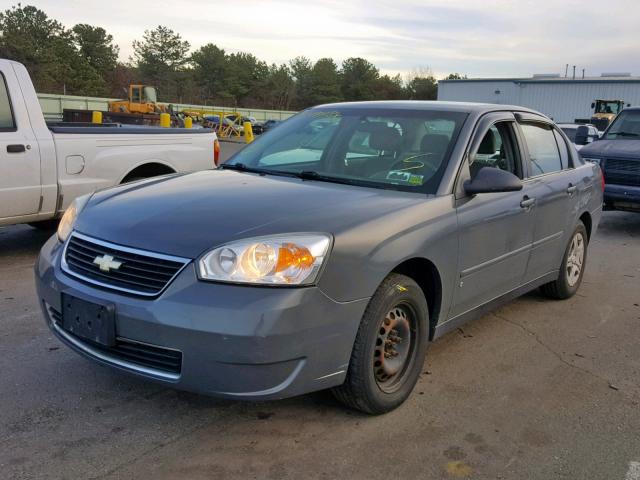 1G1ZS58F38F109433 - 2008 CHEVROLET MALIBU LS GRAY photo 2