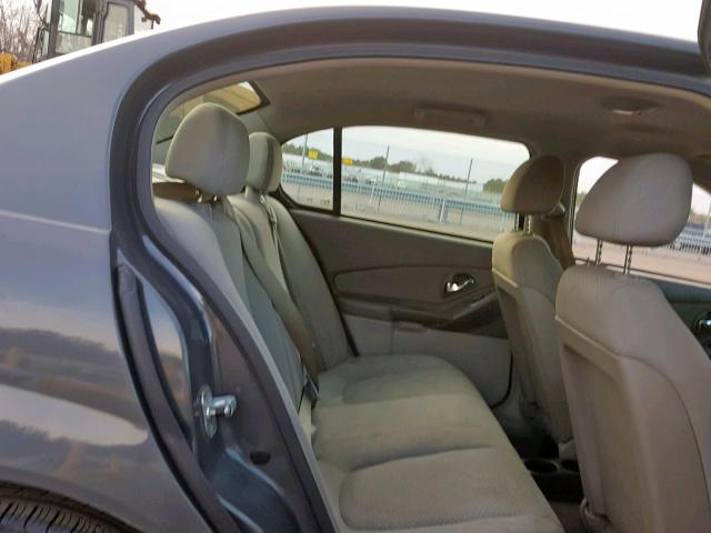 1G1ZS58F38F109433 - 2008 CHEVROLET MALIBU LS GRAY photo 6
