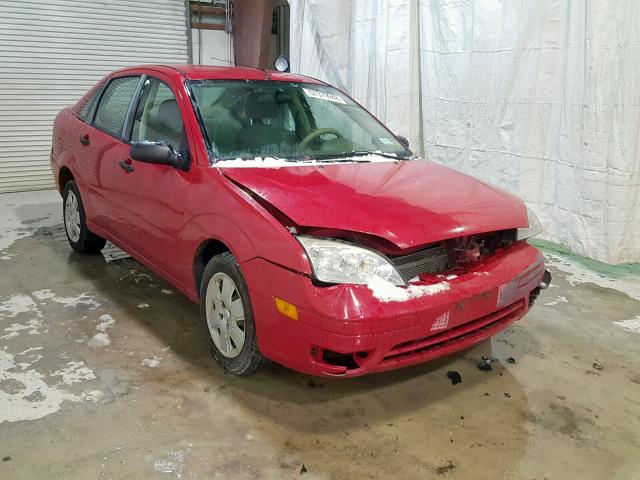 1FAFP34N47W218419 - 2007 FORD FOCUS ZX4 RED photo 1