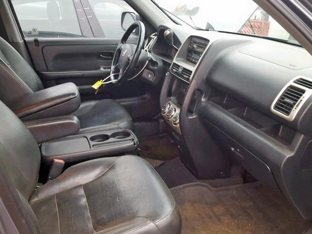 JHLRD78905C032768 - 2005 HONDA CR-V SE GRAY photo 5