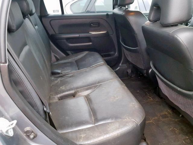 JHLRD78905C032768 - 2005 HONDA CR-V SE GRAY photo 6