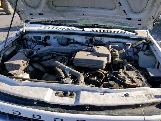 1B7FL26P6TS672588 - 1996 DODGE DAKOTA WHITE photo 7