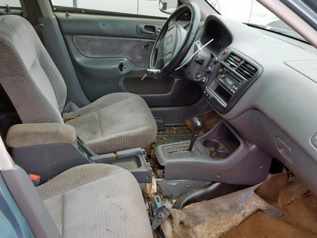 2HGEJ6610YH584639 - 2000 HONDA CIVIC BASE GREEN photo 5