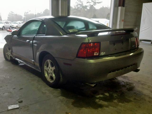 1FAFP40492F157788 - 2002 FORD MUSTANG GRAY photo 3