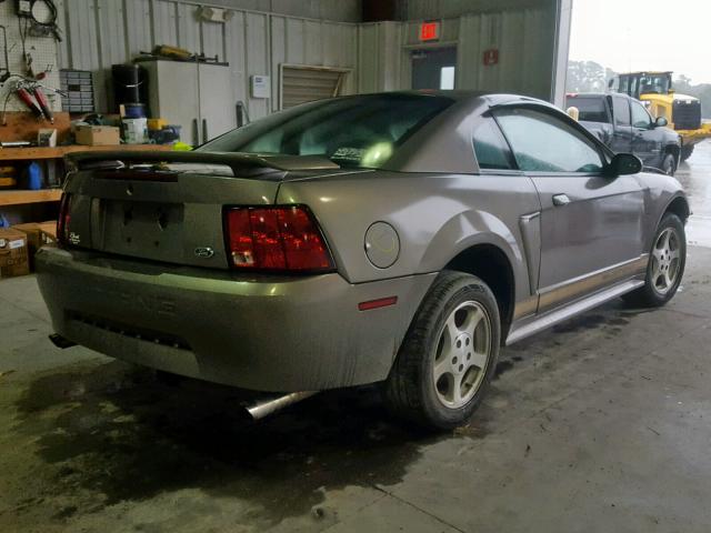 1FAFP40492F157788 - 2002 FORD MUSTANG GRAY photo 4