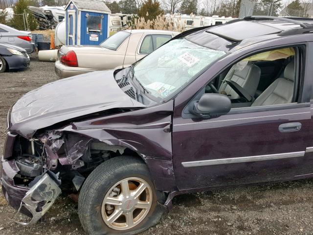 1GKDT13S482168787 - 2008 GMC ENVOY PURPLE photo 9