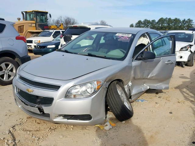 1G1ZA5EU4CF212262 - 2012 CHEVROLET MALIBU LS SILVER photo 2