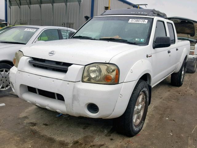 1N6MD29Y24C410469 - 2004 NISSAN FRONTIER C WHITE photo 2