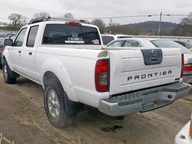 1N6MD29Y24C410469 - 2004 NISSAN FRONTIER C WHITE photo 3