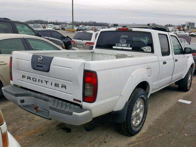 1N6MD29Y24C410469 - 2004 NISSAN FRONTIER C WHITE photo 4