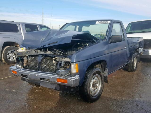 1N6SD11SXNC363041 - 1992 NISSAN TRUCK SHOR BLUE photo 2