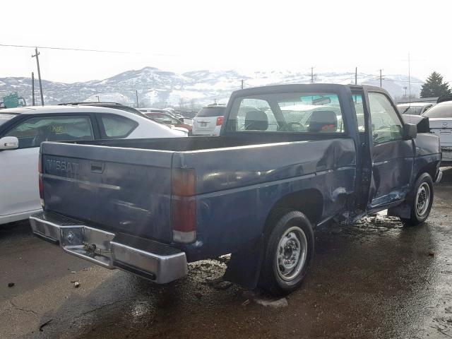 1N6SD11SXNC363041 - 1992 NISSAN TRUCK SHOR BLUE photo 4