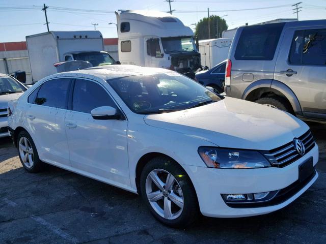 1VWAT7A35FC096967 - 2015 VOLKSWAGEN PASSAT S WHITE photo 1