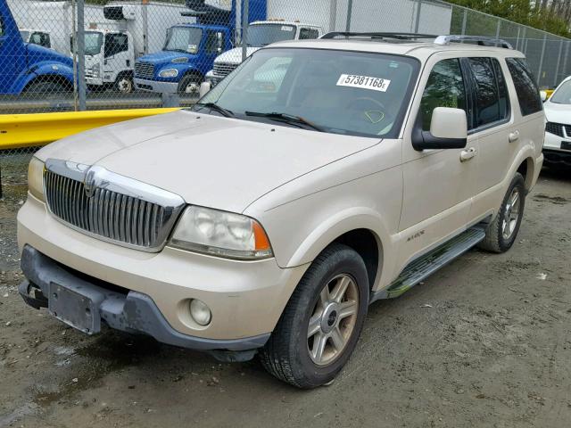 5LMEU88H75ZJ26094 - 2005 LINCOLN AVIATOR 奶油色 照片 2