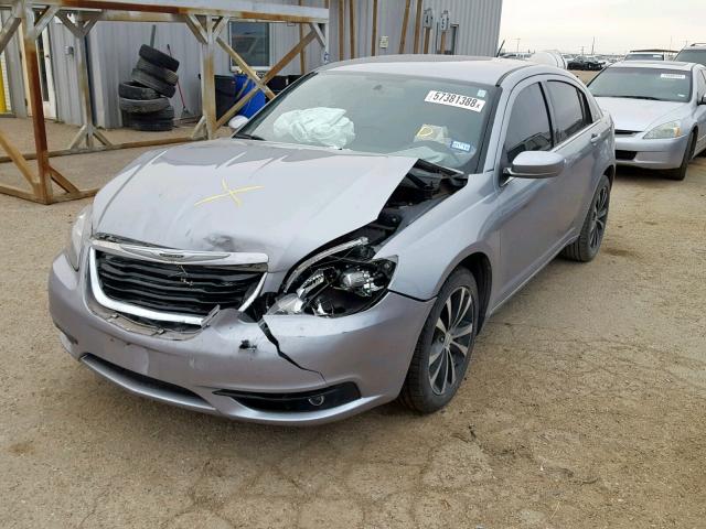 1C3CCBBB5DN578672 - 2013 CHRYSLER 200 TOURIN SILVER photo 2