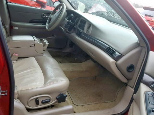 1G4HR54K03U234259 - 2003 BUICK LESABRE LI RED photo 5