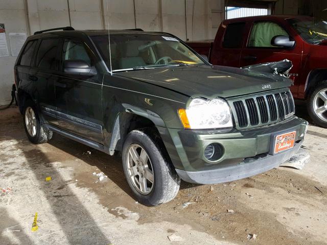 1J4GR48K96C296588 - 2006 JEEP GRAND CHER GREEN photo 1