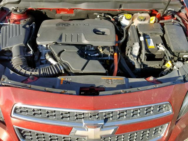 1G11D5RR3DF105599 - 2013 CHEVROLET MALIBU 1LT RED photo 7