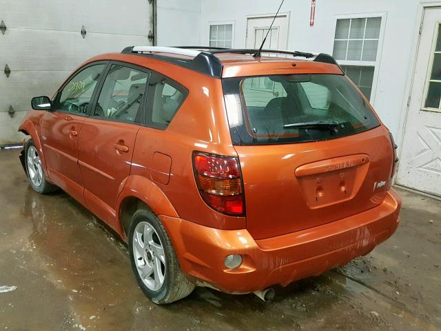 5Y2SL62874Z413878 - 2004 PONTIAC VIBE ORANGE photo 3