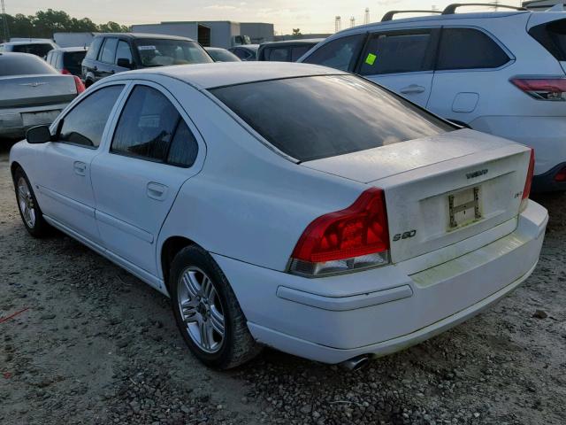 YV1RS592252449964 - 2005 VOLVO S60 2.5T WHITE photo 3