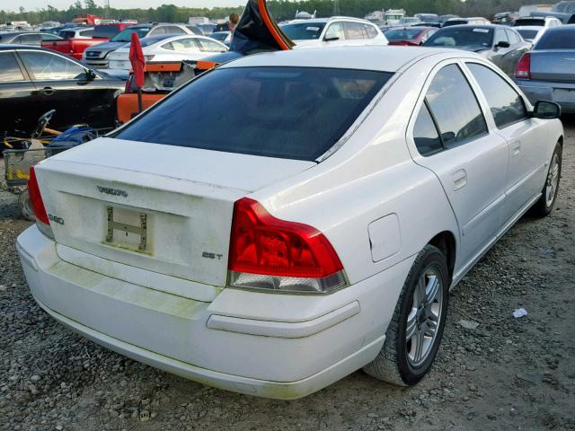 YV1RS592252449964 - 2005 VOLVO S60 2.5T WHITE photo 4