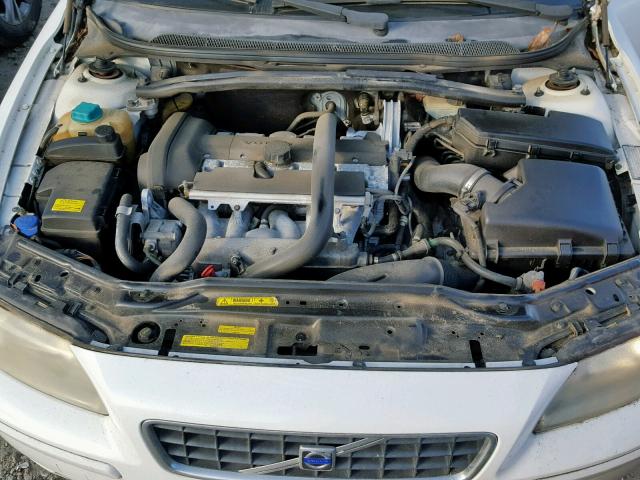 YV1RS592252449964 - 2005 VOLVO S60 2.5T WHITE photo 7