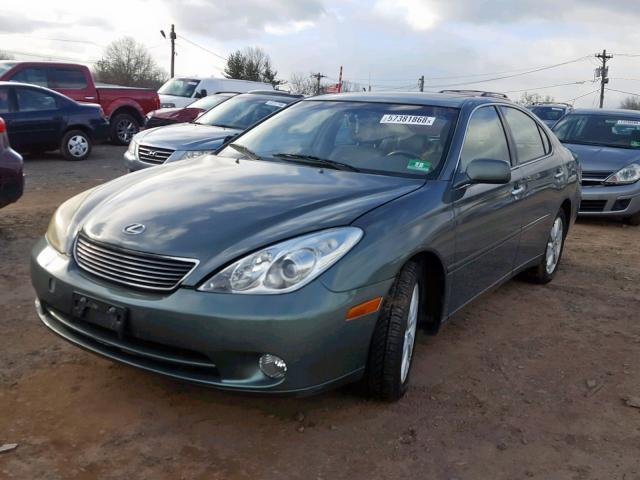 JTHBA30G555128781 - 2005 LEXUS ES 330 GREEN photo 2