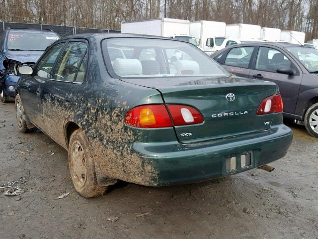 2T1BR12E5YC355230 - 2000 TOYOTA COROLLA VE GREEN photo 3