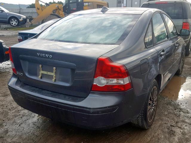 YV1MS382372265636 - 2007 VOLVO S40 2.4I GRAY photo 4