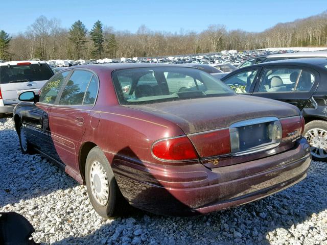 1G4HP52K834137514 - 2003 BUICK LESABRE CU MAROON photo 3