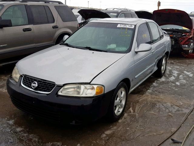 3N1AB51A33L733740 - 2003 NISSAN SENTRA SE- SILVER photo 2