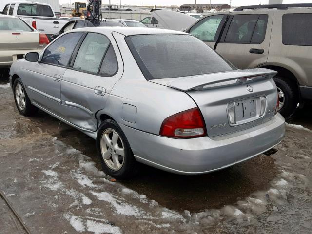 3N1AB51A33L733740 - 2003 NISSAN SENTRA SE- SILVER photo 3