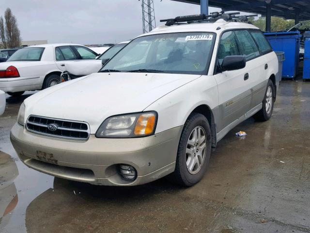 4S3BH6656Y7644449 - 2000 SUBARU LEGACY OUT WHITE photo 2