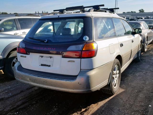 4S3BH6656Y7644449 - 2000 SUBARU LEGACY OUT WHITE photo 4